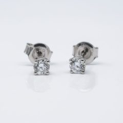 Fala diamond earrings Fala - White Gold Diamond Stud - Earrings