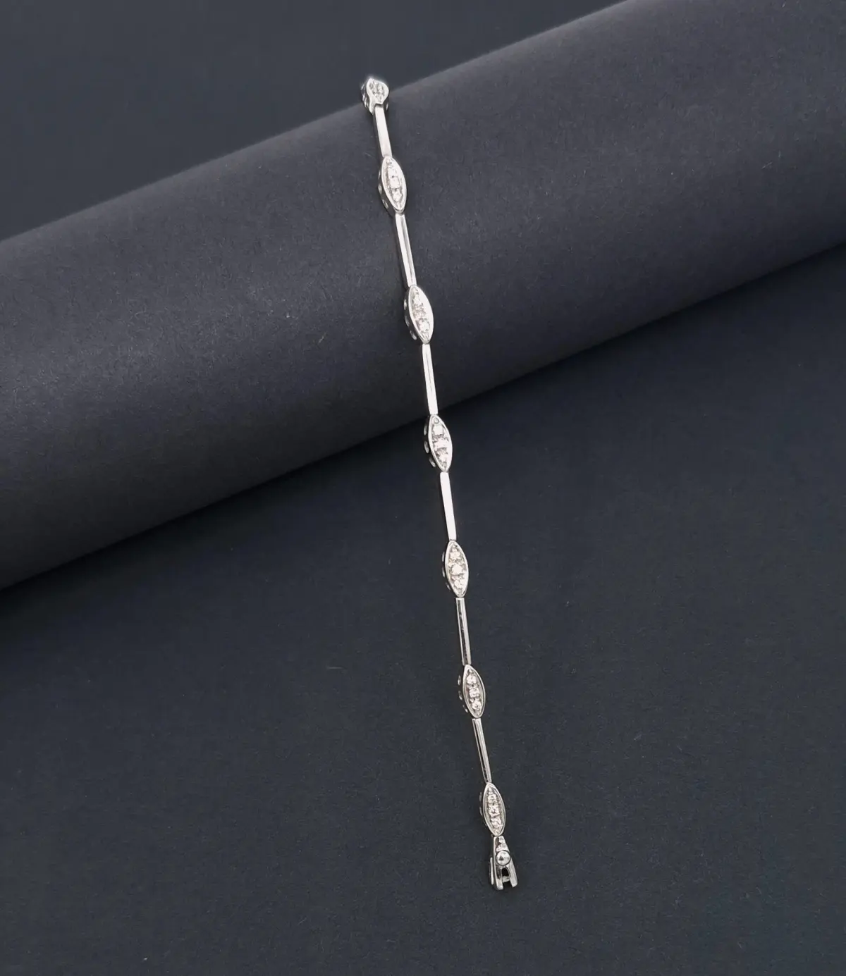 Jessica White Gold Diamond Tennisbracelt Jessica