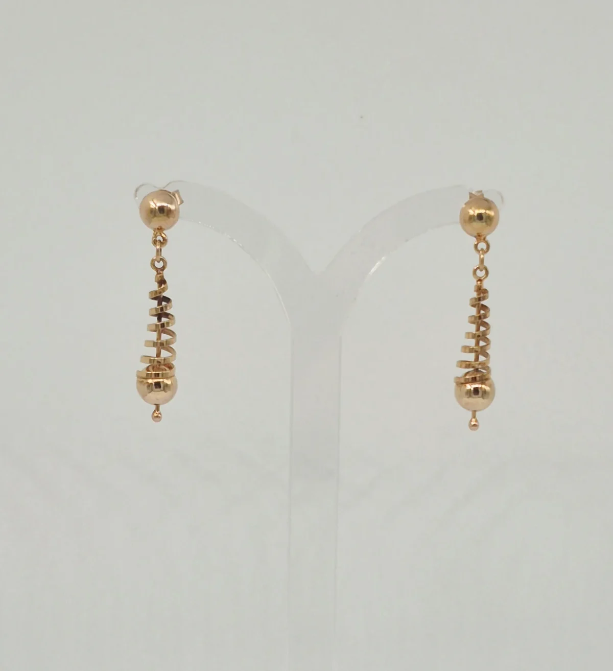 FAE earrings Fae - Yellow Gold Spiral - Earrings