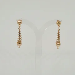 Fae - Yellow Gold Spiral - Earrings