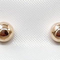 Francis Yellow Gold Ball 5mm Earring