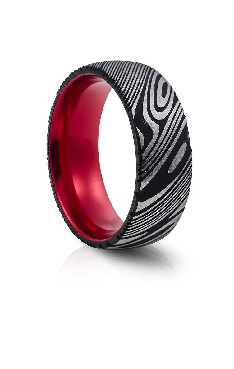 Walker DAM 008 Damascus Steel Ring South Africa