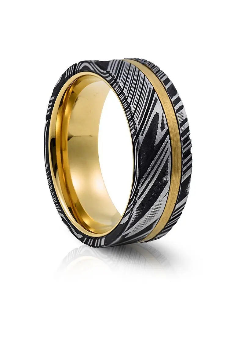 Wade DAM 007 custom Damascus wedding band Johannesburg