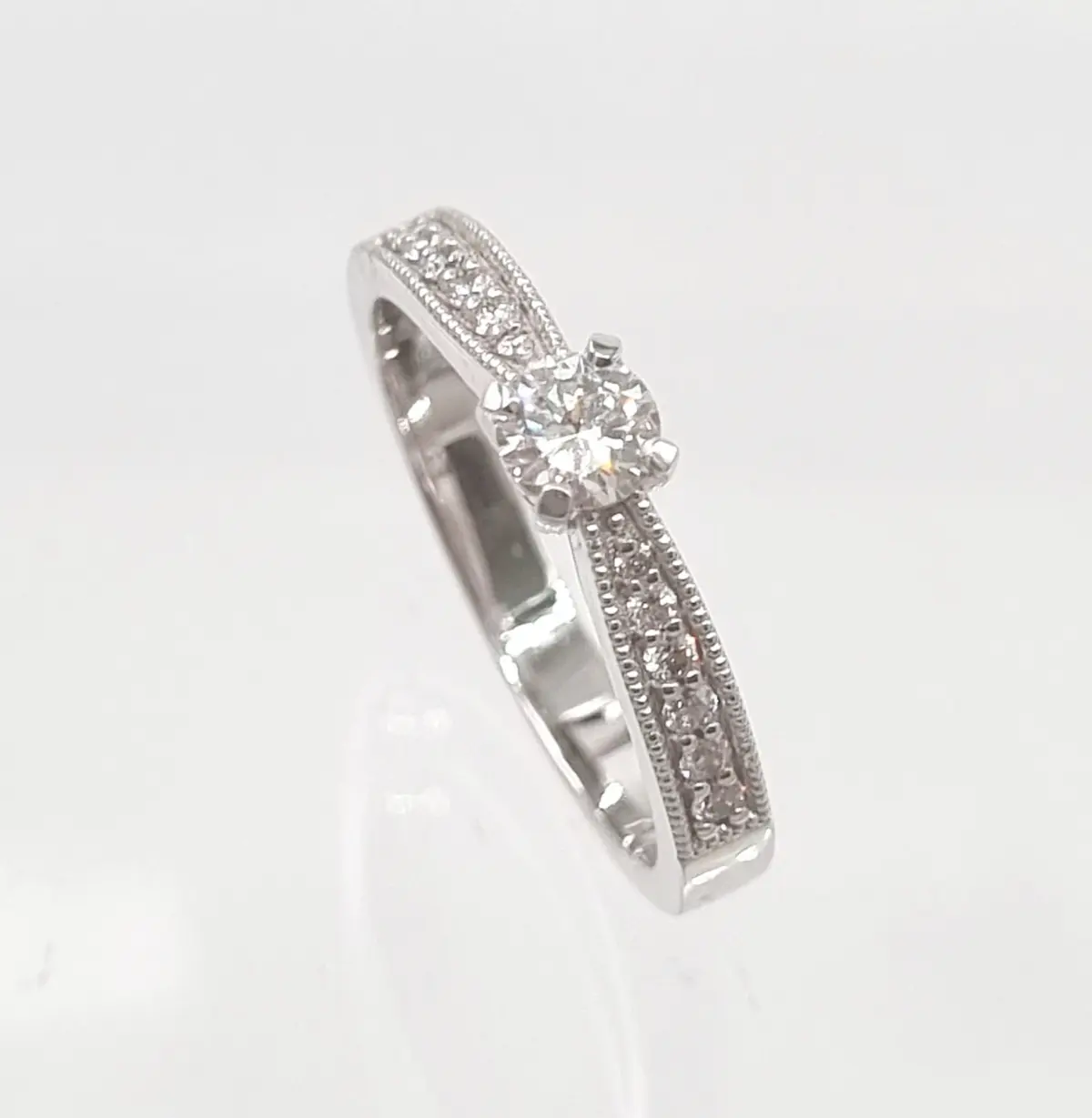 Alora White Gold Diamond Engagement Ring