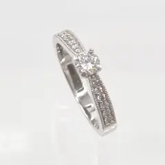 Alora White Gold Diamond Engagement Ring