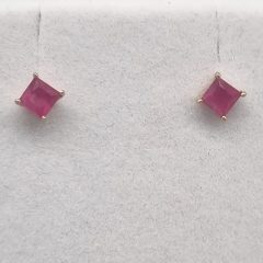 Feigl - Yellow Gold Ruby - Earrings