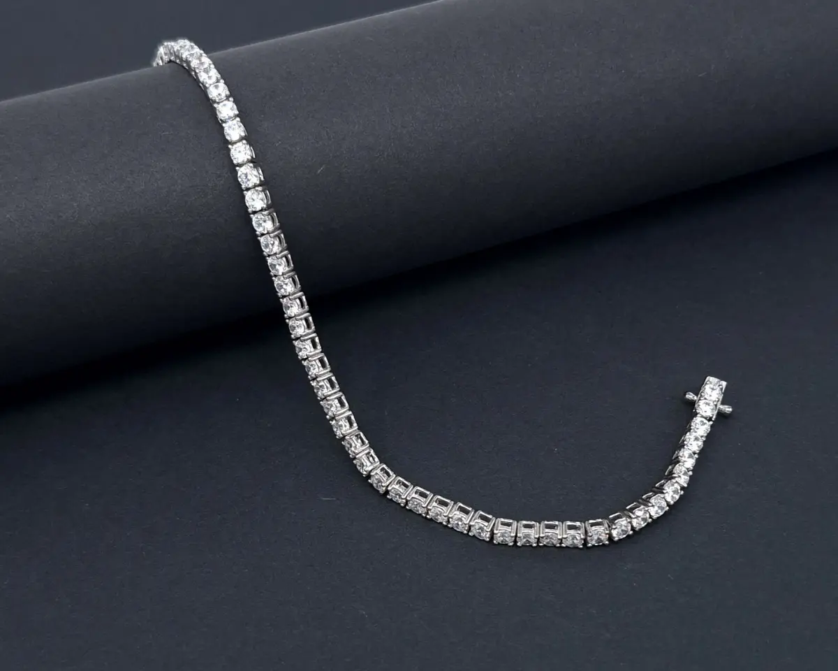 Jaida Silver Tennis bracelet with Cubic Zirconia