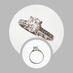 Adela White Gold Diamond Engagement Ring