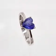 Adriana White Gold Tanzanite Engagement Ring