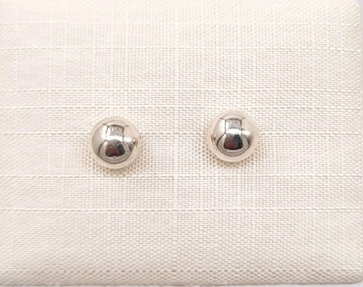 Falda - Sterling Silver Ball - Earrings