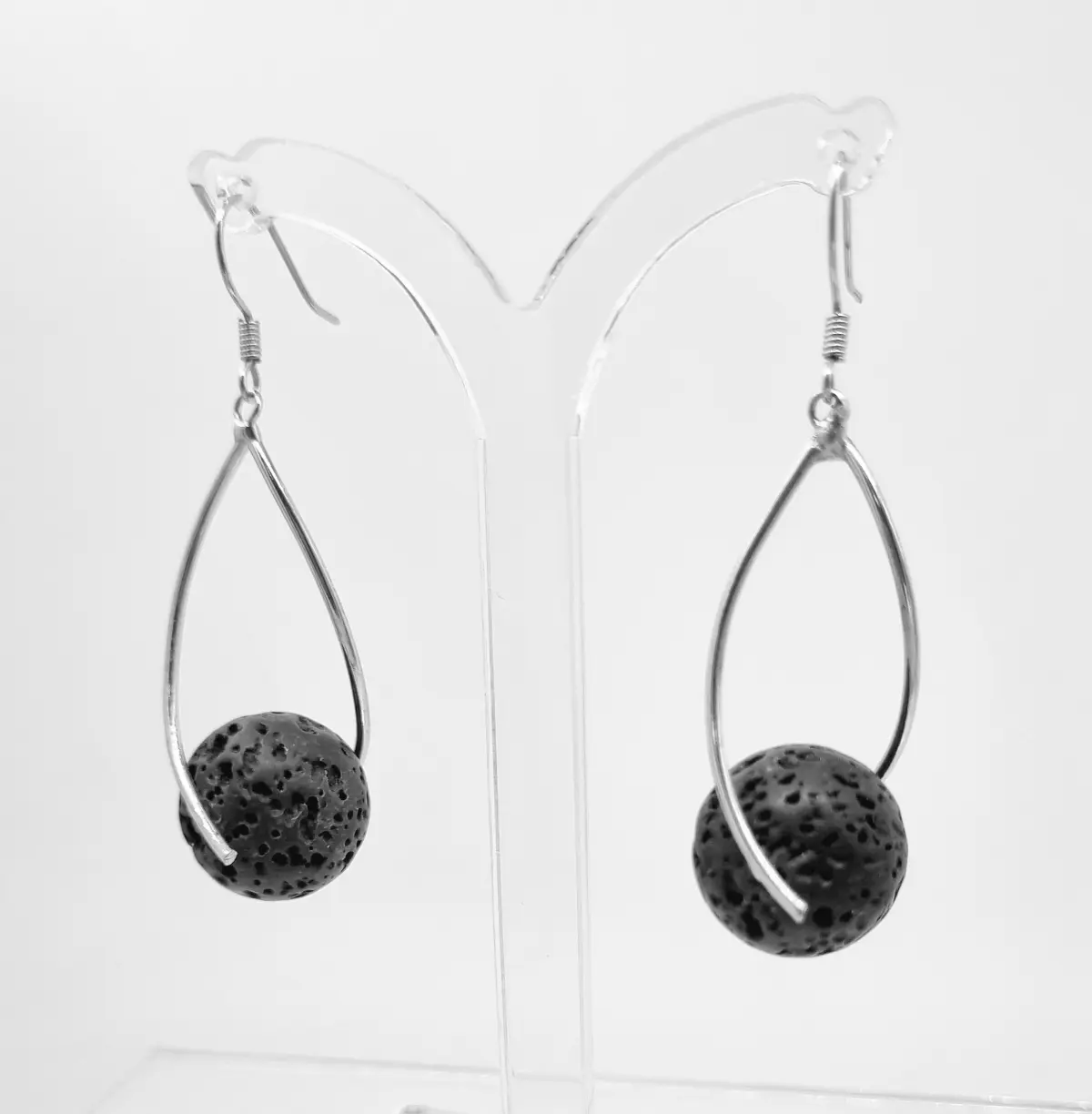 20240513_123840Flirt Flirt - Sterling Silver Black Lava - Earrings