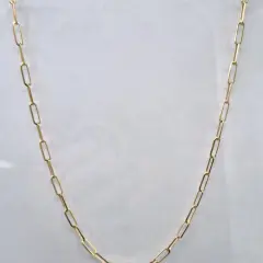 Isla - Gold Paperclip - Necklace
