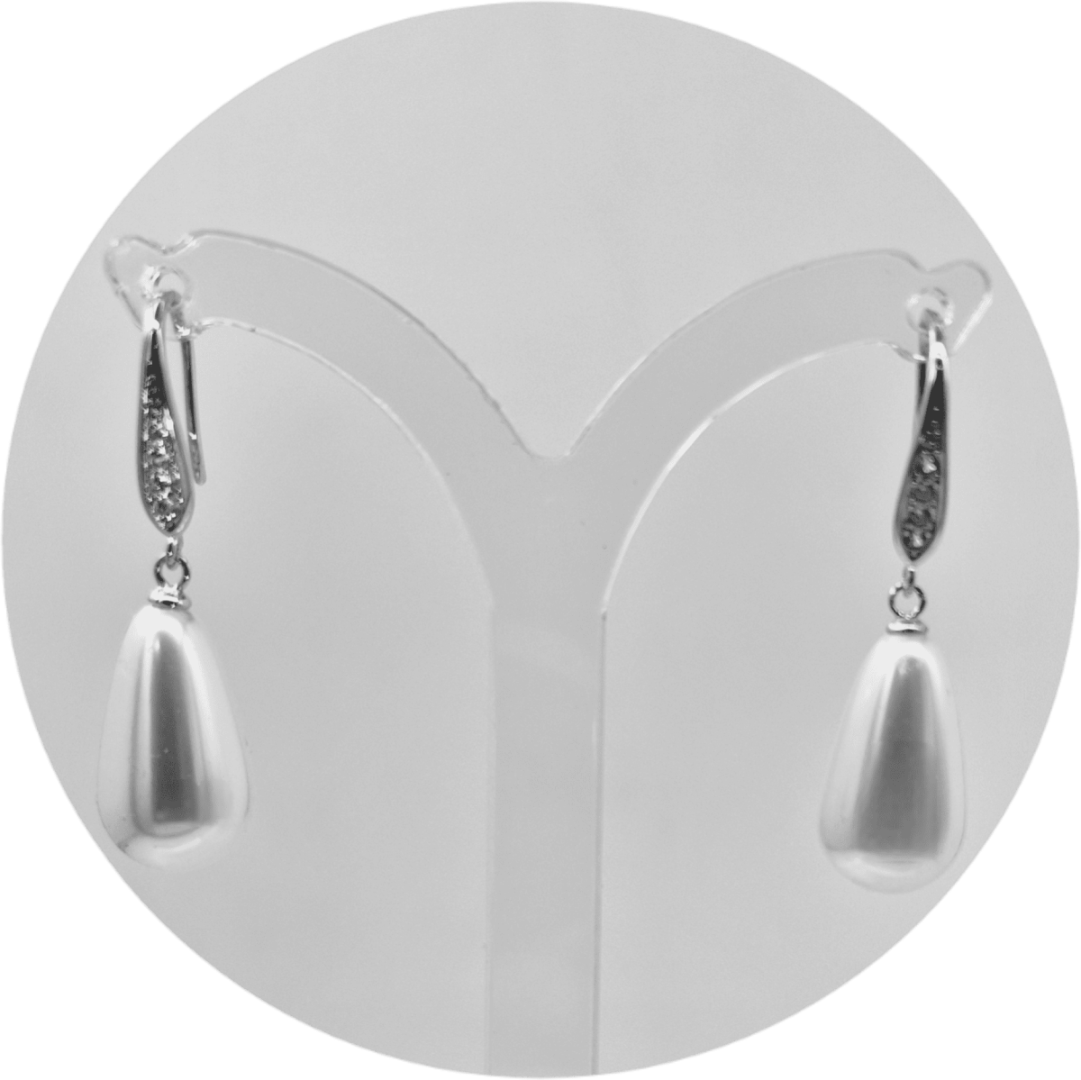 20250728_113401Freud Freud - Sterling Silver Shell Pearl & Cubic Zirconia - Earrings