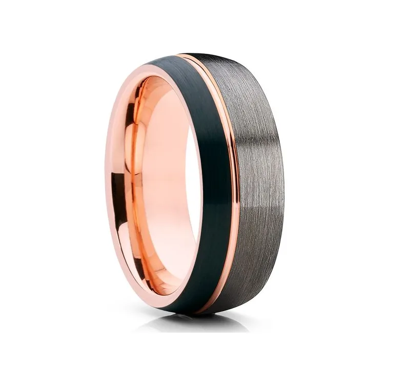 Gunther TUR 400 men's tungsten wedding rings