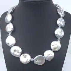 Panama Freshwater Pearl Coin Panama - Freshwater Pearl - Necklace