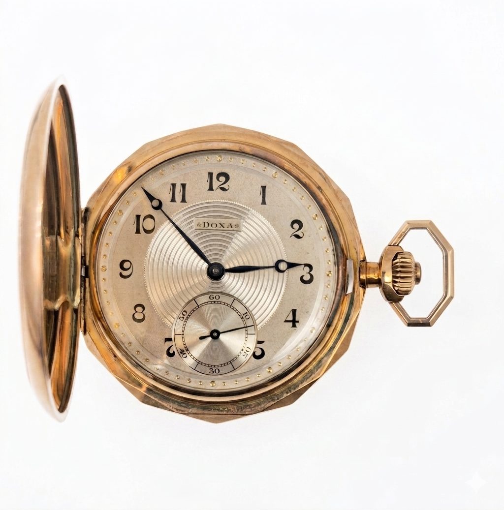 Ken - 14ct Gold Doxa Pocket - Watch