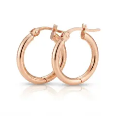 Elevate your everyday style with these classic 10mm 9ct. Yellow Gold Hoop Earrings. Crafted from warm, gleaming 9ct yellow gold, these minimalist hoops offer the perfect blend of subtle elegance and effortless versatility.